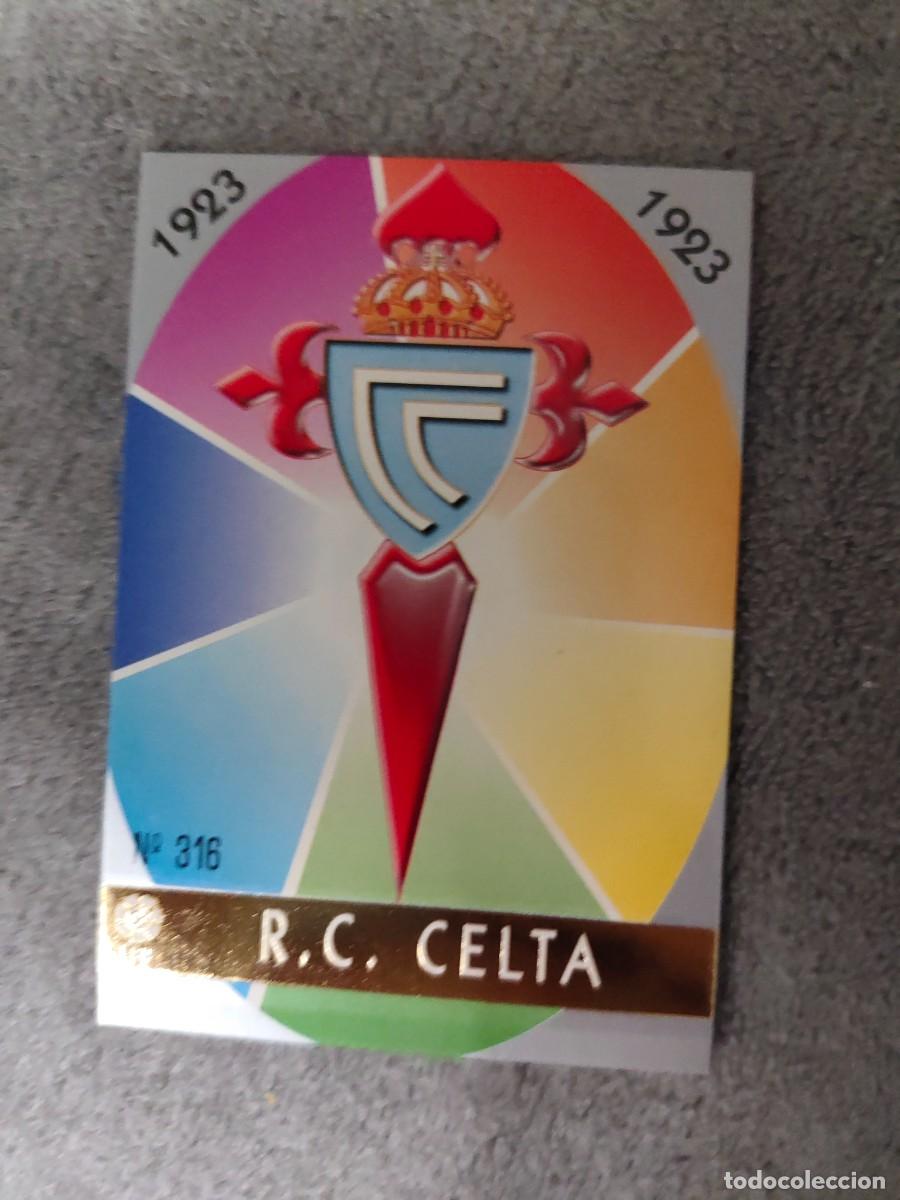 Football Stickers: 316. ESCUDO R.C. CELTA MUNDICROMO FICHAS 97 98 LIGA 1997 1998 CARD ABB