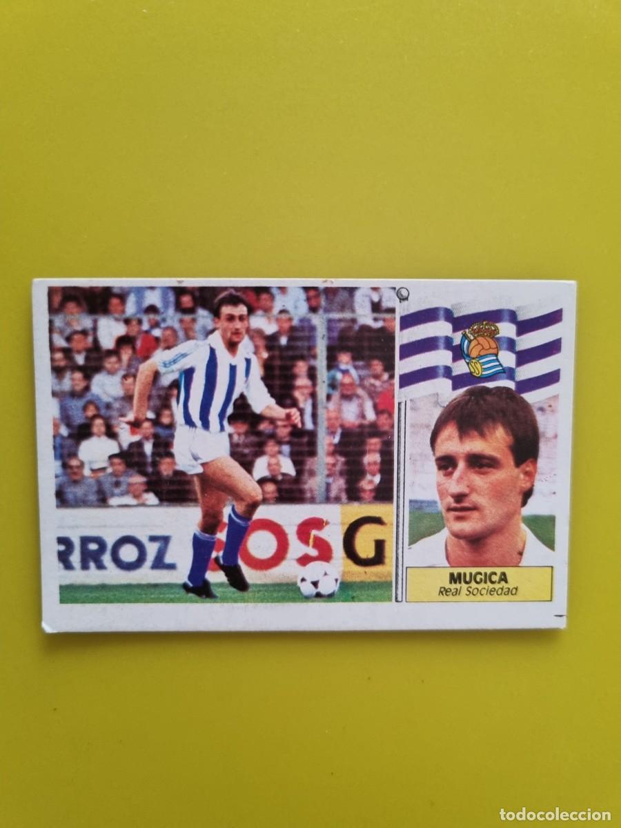 Football Stickers: CROMO LIGA ESTE 86 87 1986 1987 NUNCA PEGADO SIN PEGAR MUGICA REAL SOCIEDAD AR1026