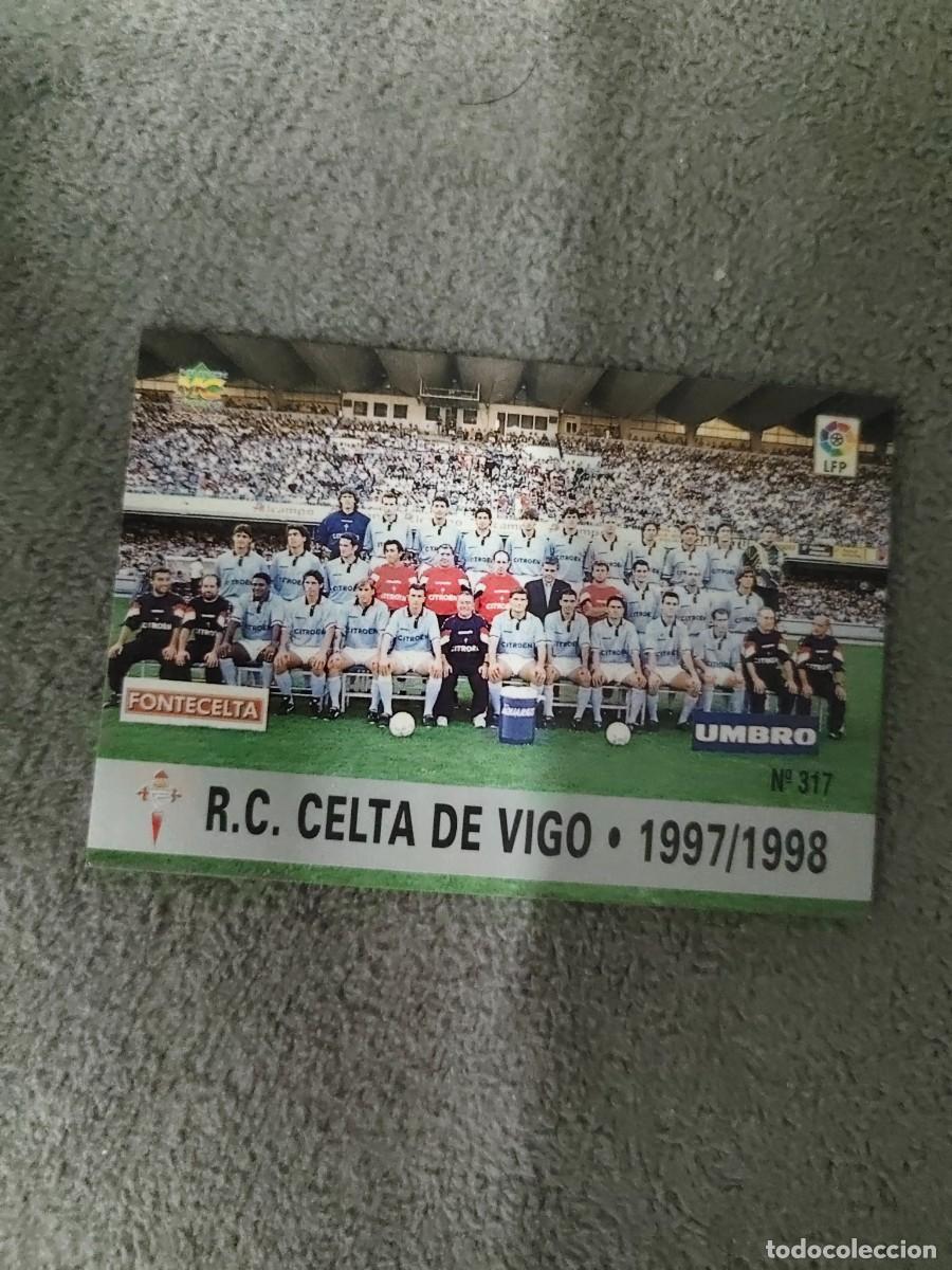 Football Stickers: 317. PLANTILLA R.C. CELTA MUNDICROMO FICHAS 97 98 LIGA 1997 1998 CARD ABB