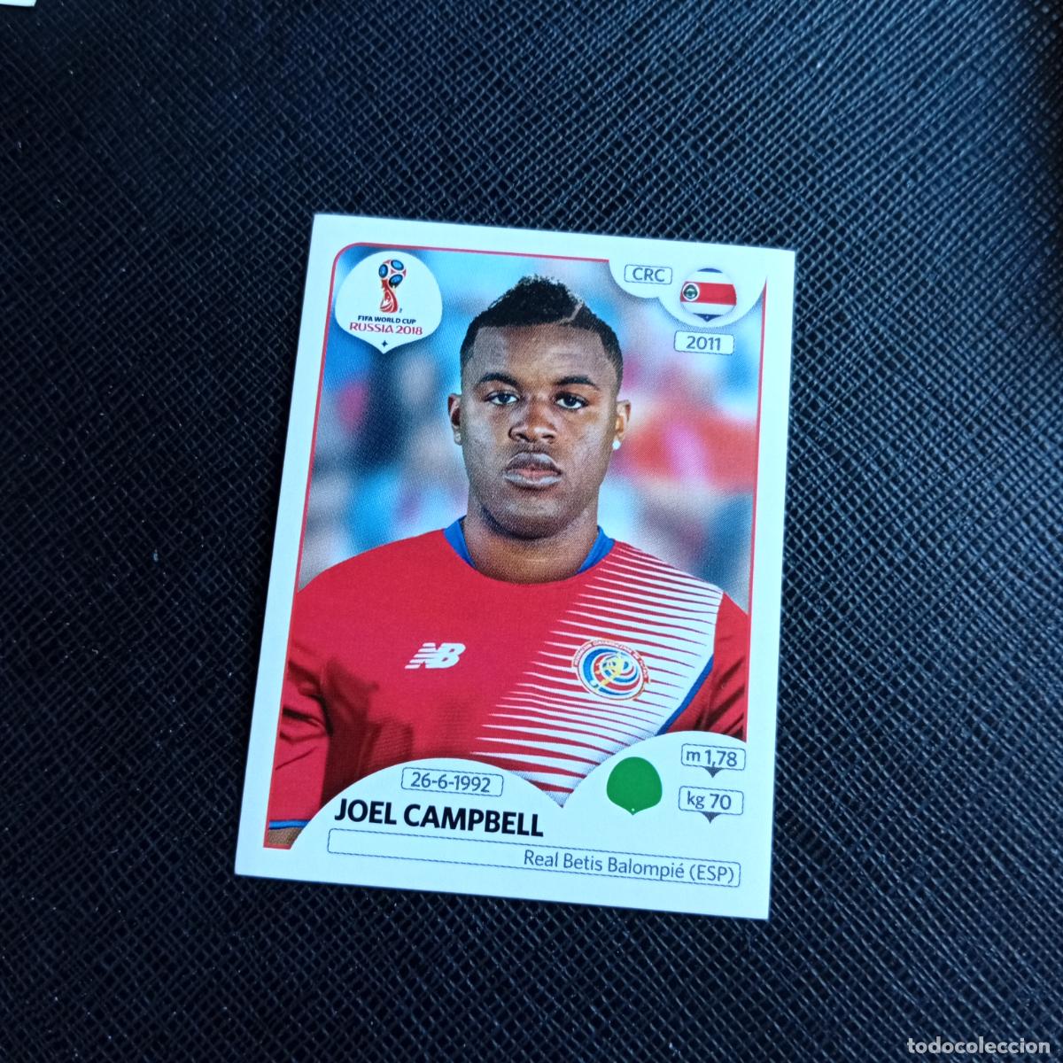Football Stickers: 409 JOEL CAMPBELL COSTA RICA PANINI MUNDIAL RUSIA 2018 CROMO FUTBOL 18 - SIN PEGAR - /CJ2
