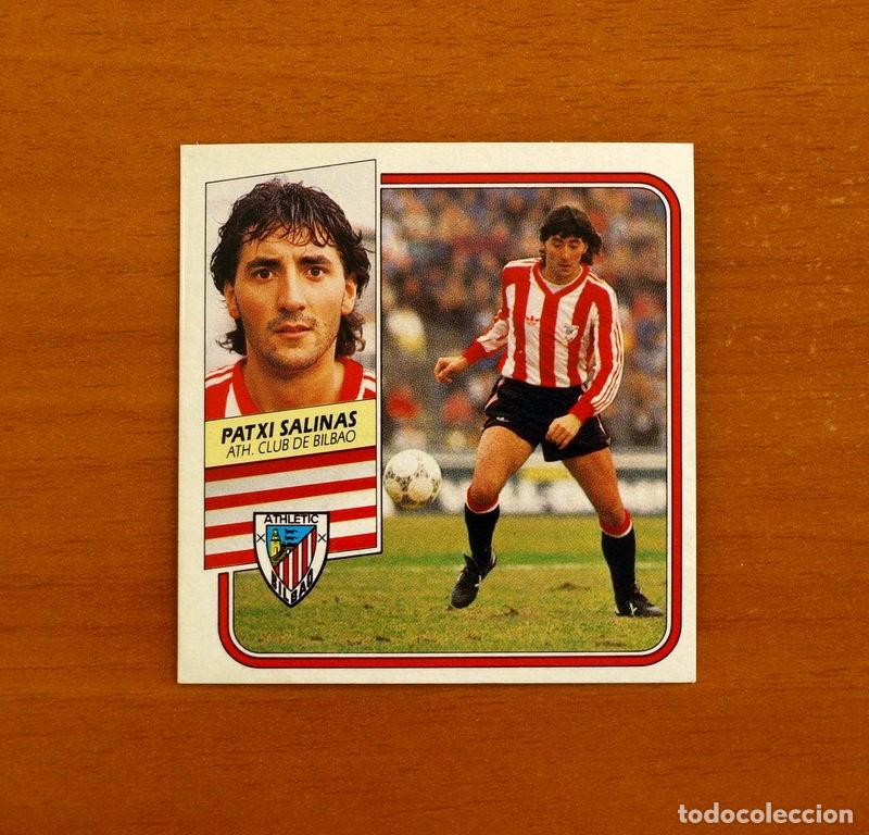 Football Stickers: Athletic de Bilbao - Patxi Salinas - Ediciones Este Liga 1989-1990, 89-90 - Nunca pegado