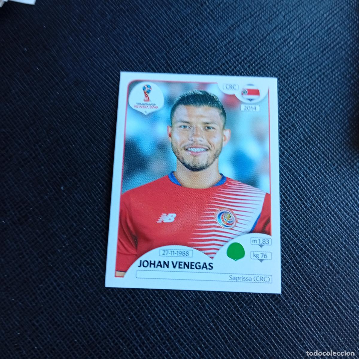 Cromos de f&uacute;tbol: 411 JOHAN VENEGAS COSTA RICA PANINI MUNDIAL RUSIA 2018 CROMO FUTBOL 18 - SIN PEGAR - /CJ2