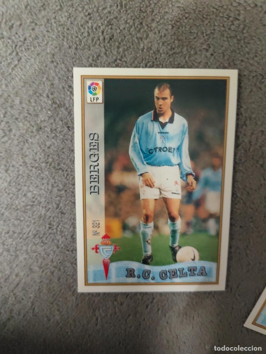 Cromos de f&uacute;tbol: 321. BERGES R.C. CELTA MUNDICROMO FICHAS 97 98 LIGA 1997 1998 CARD ABB