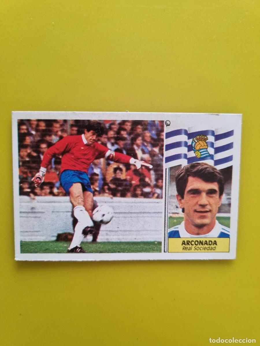 Cromos de f&uacute;tbol: CROMO LIGA ESTE 86 87 1986 1987 DESPEGADO ARCONADA REAL SOCIEDAD AR1026