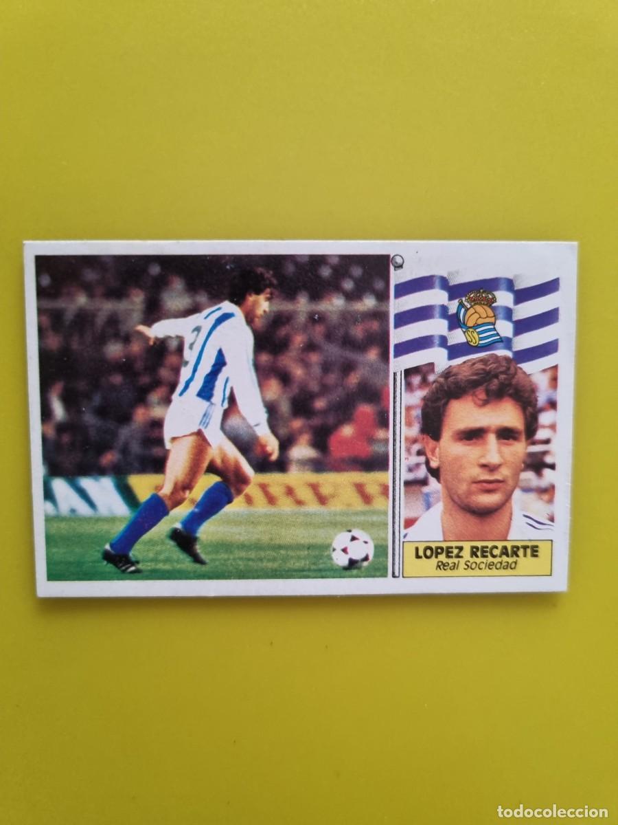 Cromos de f&uacute;tbol: CROMO LIGA ESTE 86 87 1986 1987 DESPEGADO LOPEZ RECARTE REAL SOCIEDAD AR1026