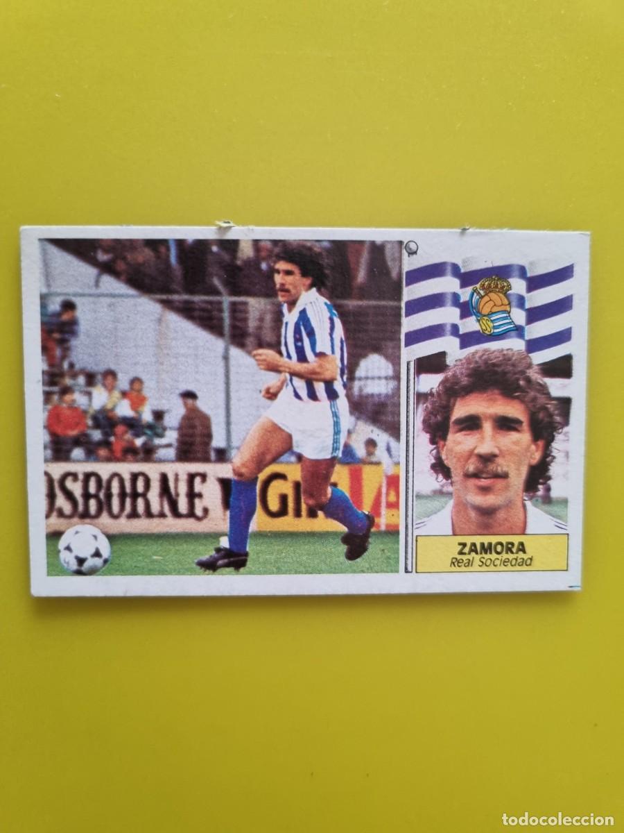 Fu&szlig;ball-Sticker: CROMO LIGA ESTE 86 87 1986 1987 DESPEGADO ZAMORA REAL SOCIEDAD AR1026