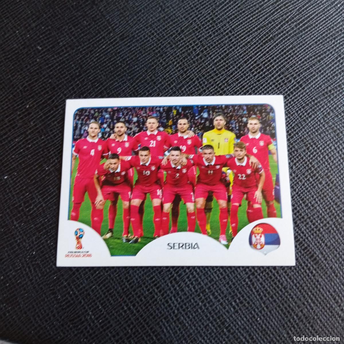 Cromos de Futebol: 413 ALINEACION SERBIA PANINI MUNDIAL RUSIA 2018 CROMO FUTBOL 18 - SIN PEGAR - /CJ2