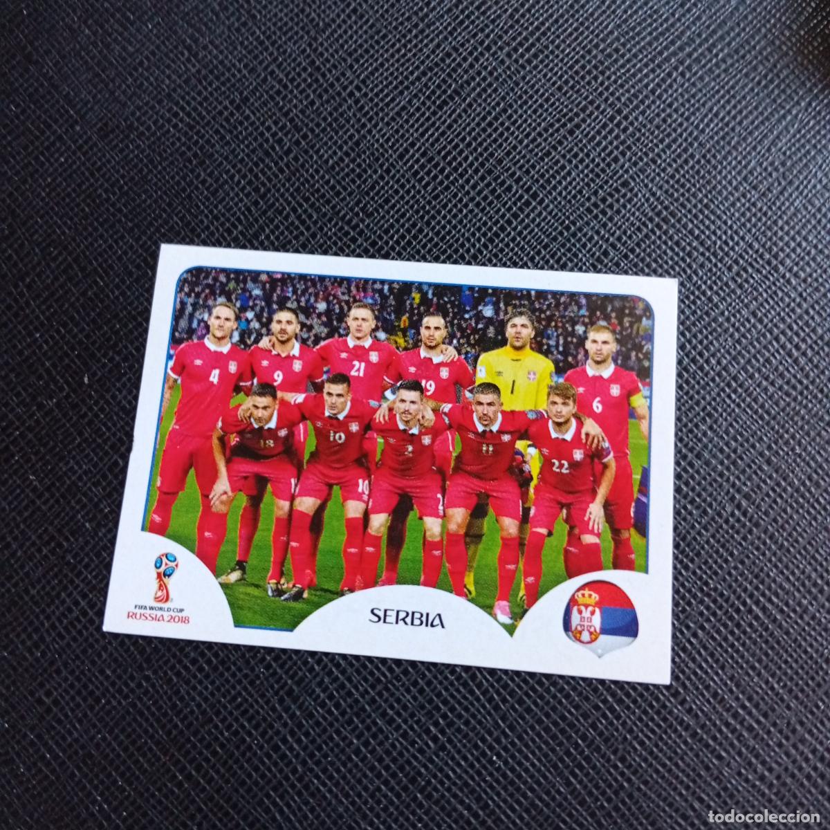 Cromos de Futebol: 413 ALINEACION SERBIA PANINI MUNDIAL RUSIA 2018 CROMO FUTBOL 18 - SIN PEGAR - /CJ2