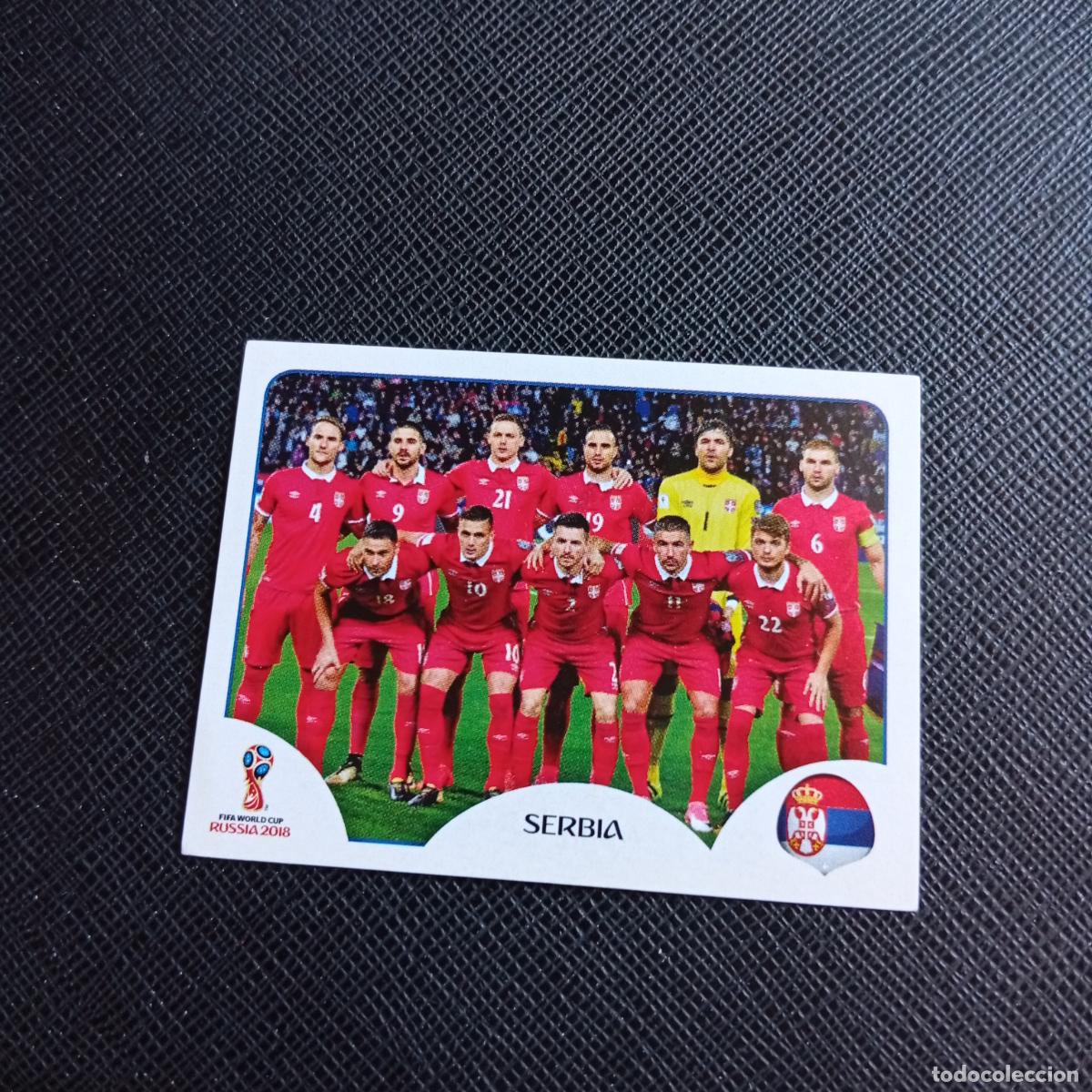 Cromos de Futebol: 413 ALINEACION SERBIA PANINI MUNDIAL RUSIA 2018 CROMO FUTBOL 18 - SIN PEGAR - /CJ2 .