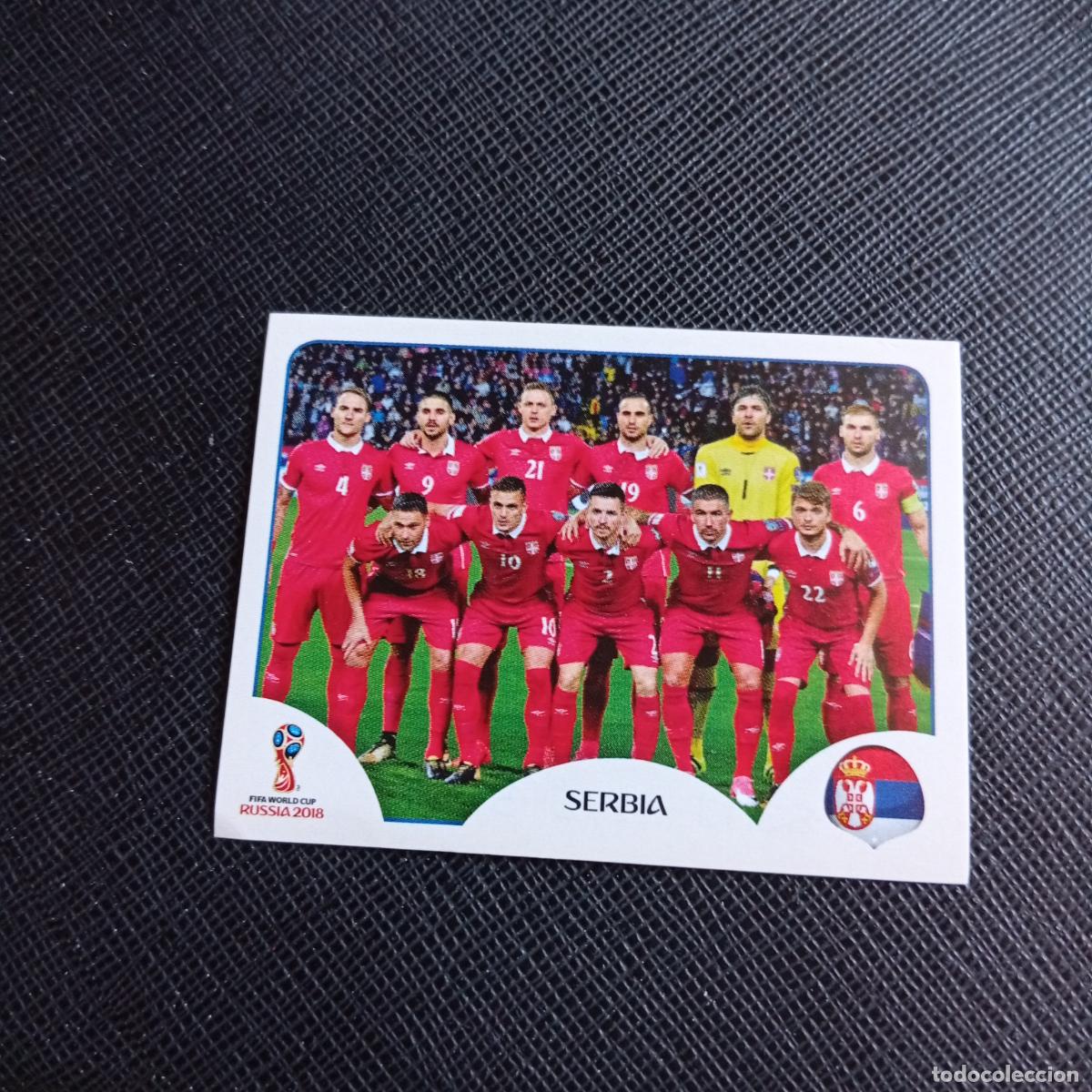 Cromos de Futebol: 413 ALINEACION SERBIA PANINI MUNDIAL RUSIA 2018 CROMO FUTBOL 18 - SIN PEGAR - /CJ2 ..