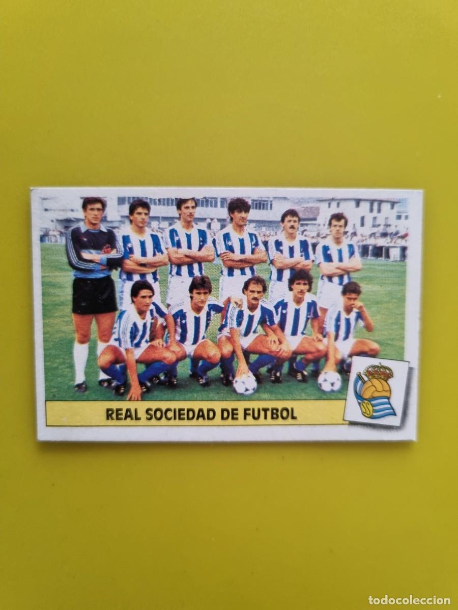 Cromos de Futebol: CROMO LIGA ESTE 86 87 1986 1987 DESPEGADO ALINEACION REAL SOCIEDAD AR1026
