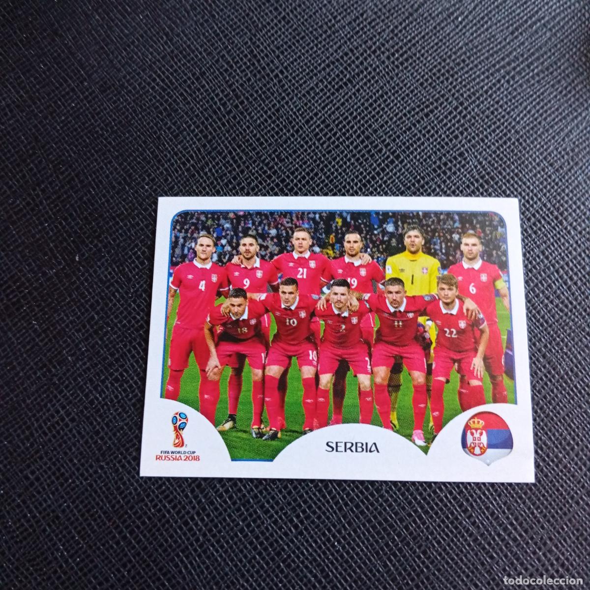 Cromos de Futebol: 413 ALINEACION SERBIA PANINI MUNDIAL RUSIA 2018 CROMO FUTBOL 18 - SIN PEGAR - /CJ2 ....