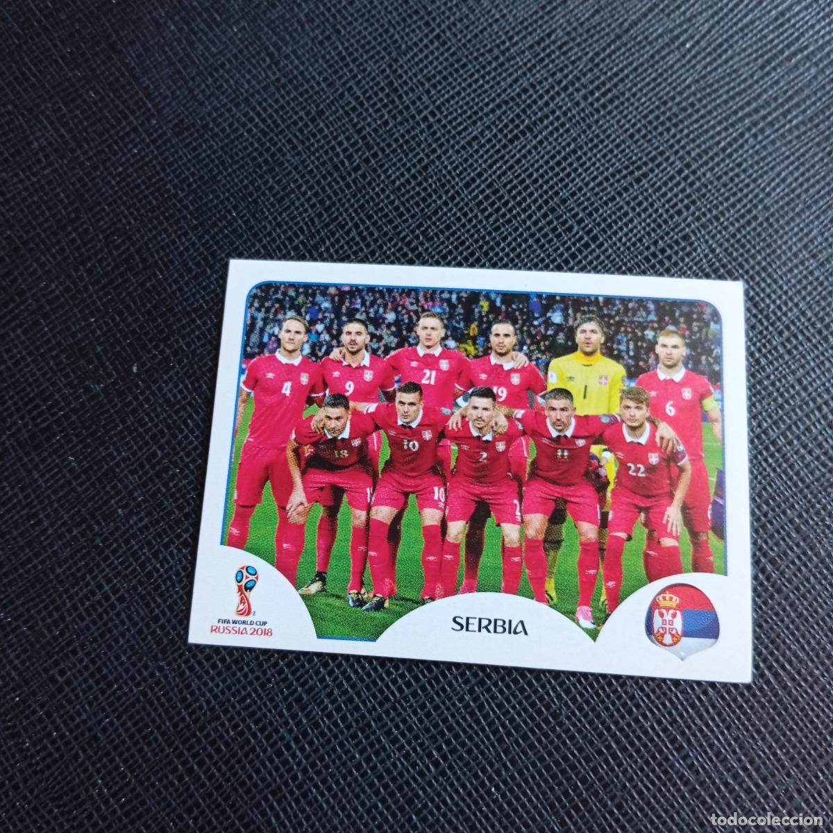 Cromos de Futebol: 413 ALINEACION SERBIA PANINI MUNDIAL RUSIA 2018 CROMO FUTBOL 18 - SIN PEGAR - /CJ2 .....