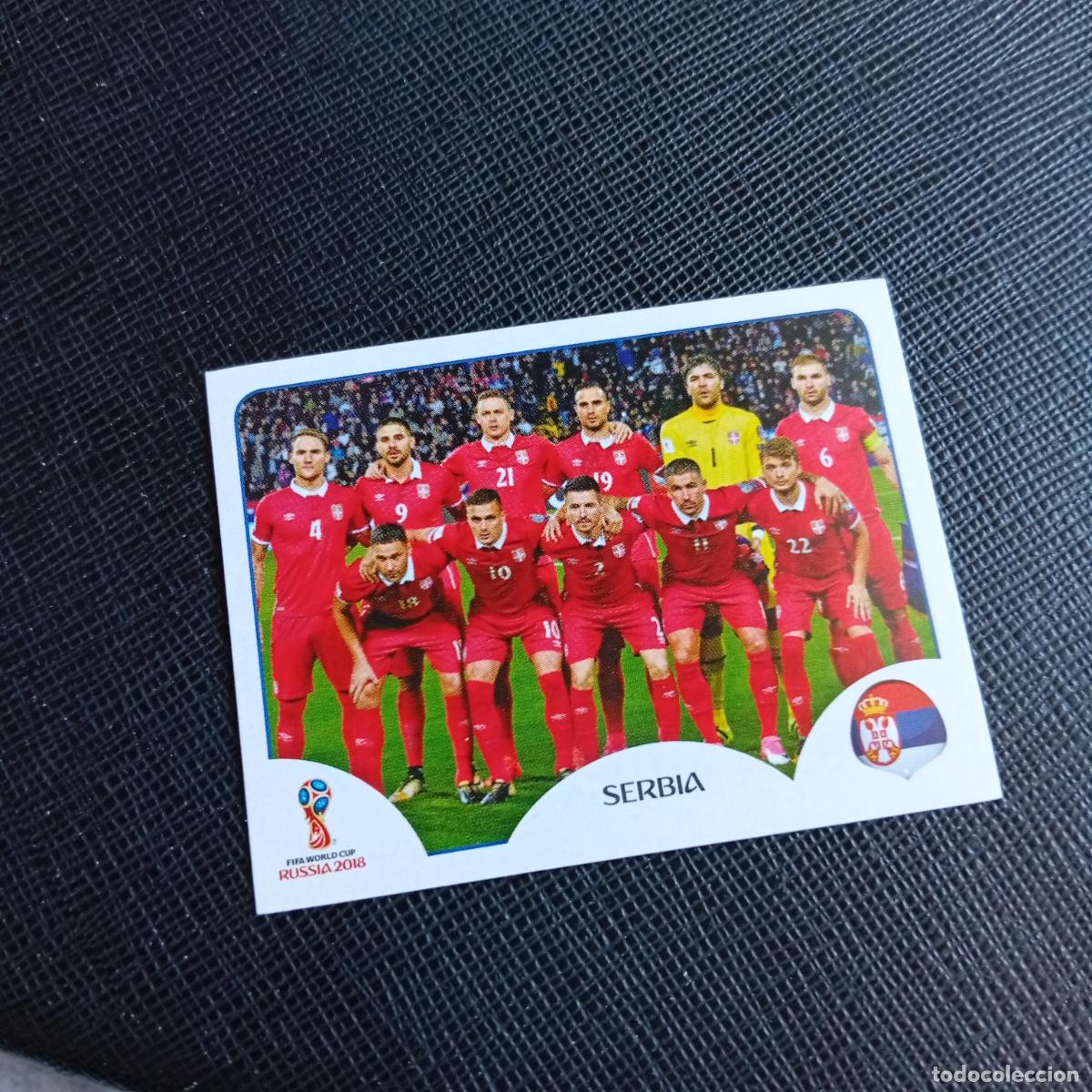 Cromos de Futebol: 413 ALINEACION SERBIA PANINI MUNDIAL RUSIA 2018 CROMO FUTBOL 18 - SIN PEGAR - /CJ2 ......