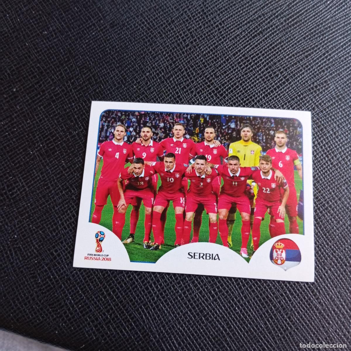 Cromos de Futebol: 413 ALINEACION SERBIA PANINI MUNDIAL RUSIA 2018 CROMO FUTBOL 18 - SIN PEGAR - /CJ2 .......