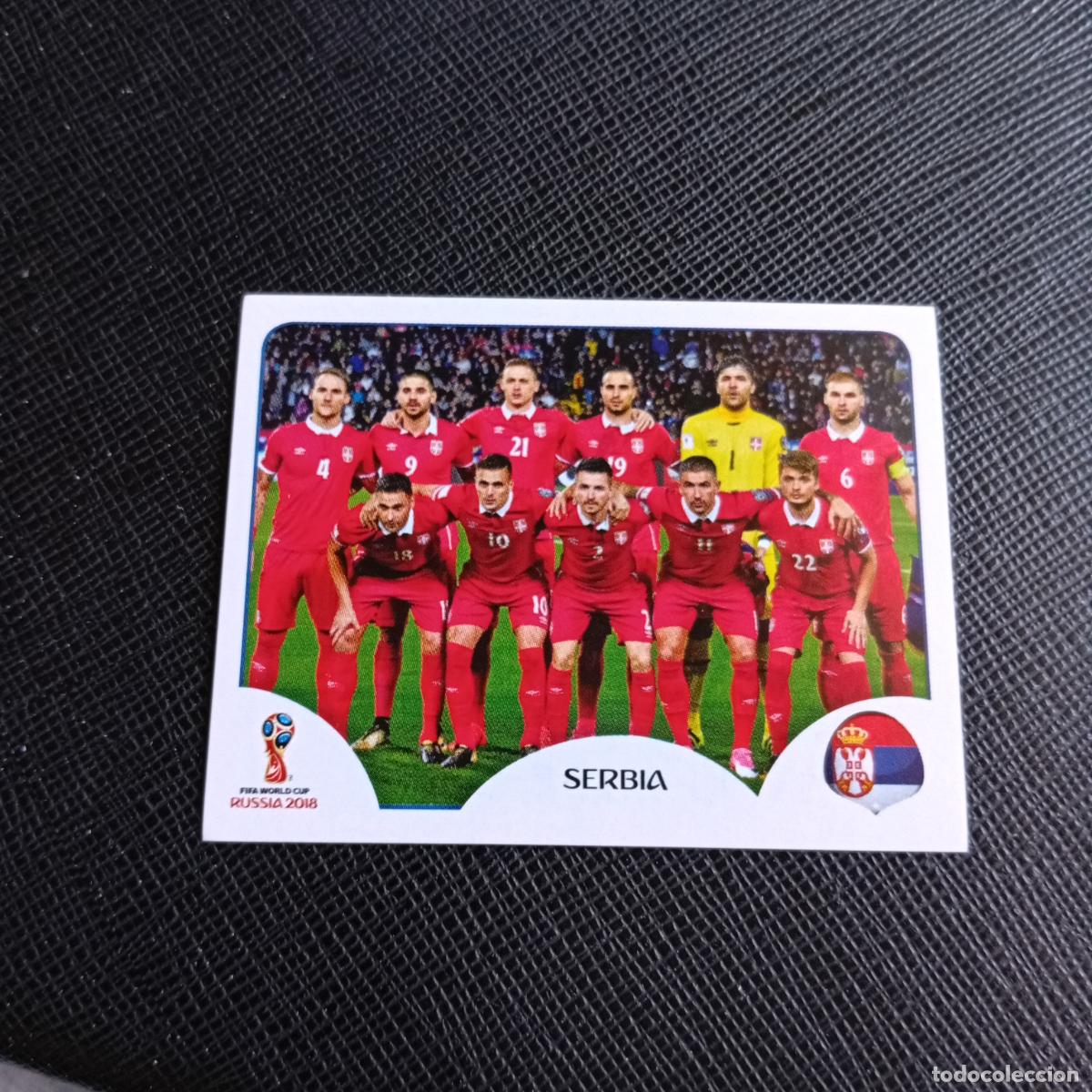 Cromos de Futebol: 413 ALINEACION SERBIA PANINI MUNDIAL RUSIA 2018 CROMO FUTBOL 18 - SIN PEGAR - /CJ2 ........