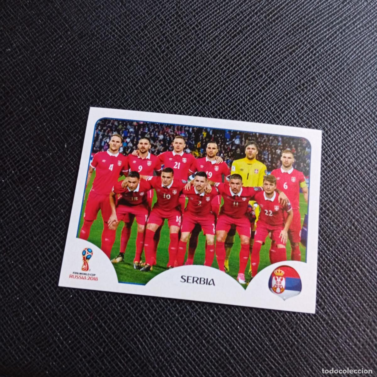 Cromos de Futebol: 413 ALINEACION SERBIA PANINI MUNDIAL RUSIA 2018 CROMO FUTBOL 18 - SIN PEGAR - /CJ2 ........