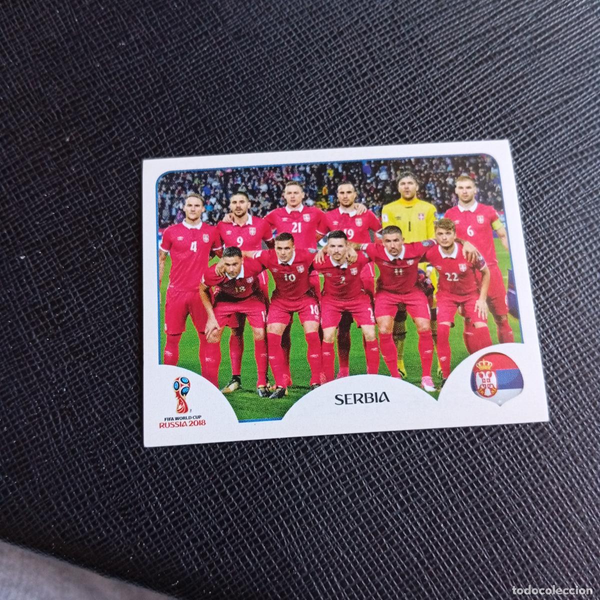 Cromos de Futebol: 413 ALINEACION SERBIA PANINI MUNDIAL RUSIA 2018 CROMO FUTBOL 18 - SIN PEGAR - /CJ2 .........