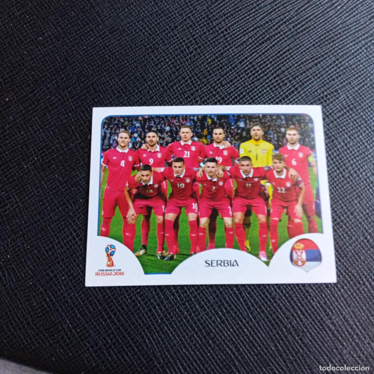 Cromos de Futebol: 413 ALINEACION SERBIA PANINI MUNDIAL RUSIA 2018 CROMO FUTBOL 18 - SIN PEGAR - /CJ2 ..........