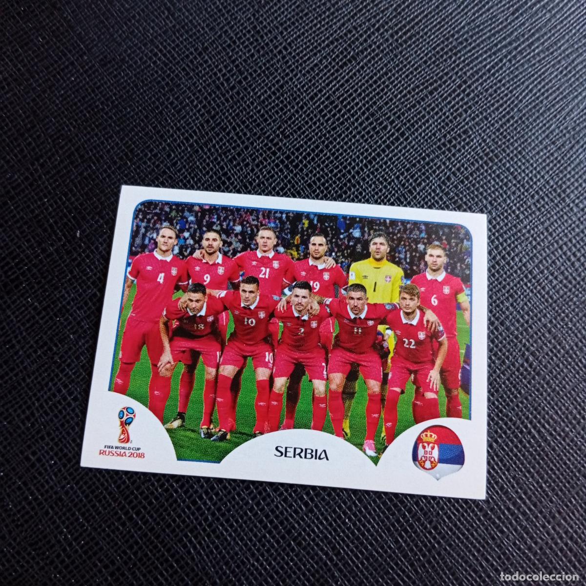 Cromos de Futebol: 413 ALINEACION SERBIA PANINI MUNDIAL RUSIA 2018 CROMO FUTBOL 18 - SIN PEGAR - /CJ2 ............