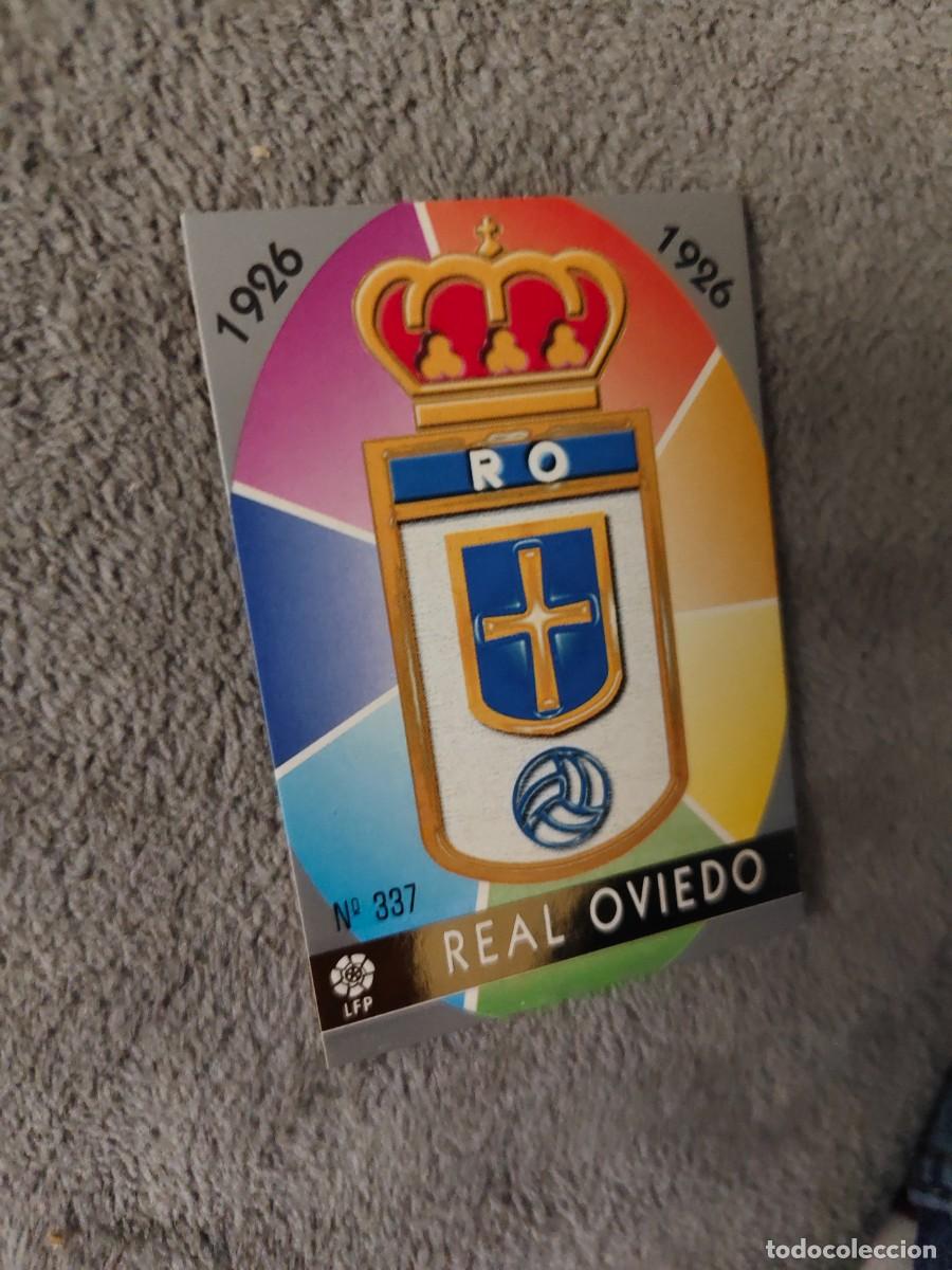 Cromos de Futebol: 337. ESCUDO REAL OVIEDO MUNDICROMO FICHAS 97 98 LIGA 1997 1998 CARD ABB