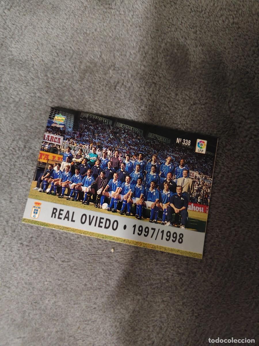 Cartes &agrave; collectionner de Football: 338. PLANTILLA REAL OVIEDO MUNDICROMO FICHAS 97 98 LIGA 1997 1998 CARD ABB