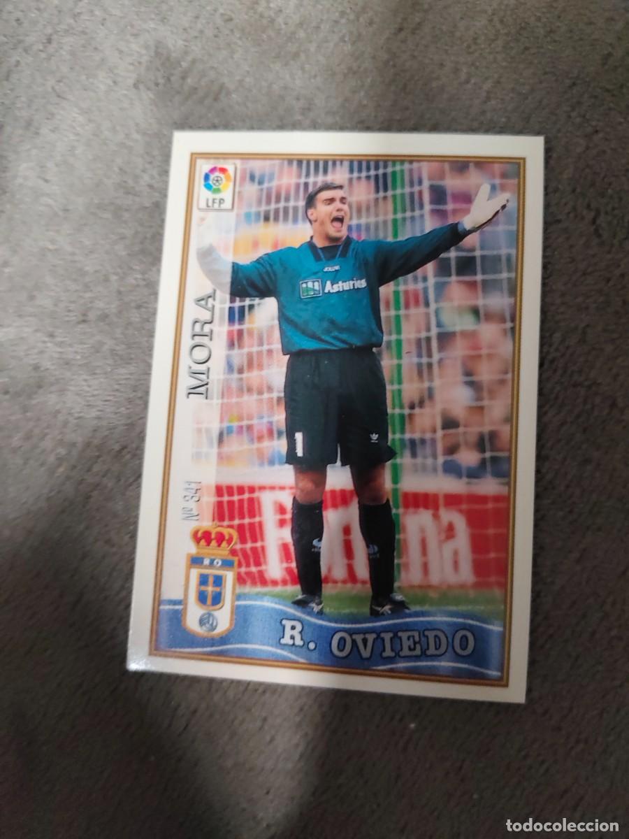 Cartes &agrave; collectionner de Football: 341. MORA REAL OVIEDO MUNDICROMO FICHAS 97 98 LIGA 1997 1998 CARD ABB