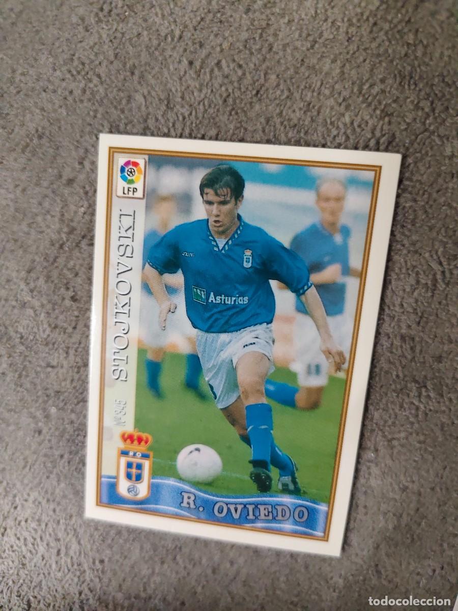 Cromos de f&uacute;tbol: 345. STOJKOVSKI REAL OVIEDO MUNDICROMO FICHAS 97 98 LIGA 1997 1998 CARD ABB