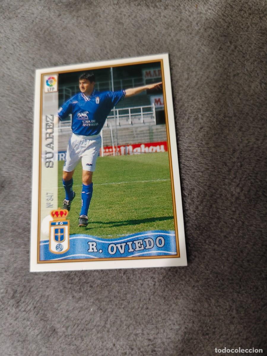 Cromos de f&uacute;tbol: 347. SU&Aacute;REZ REAL OVIEDO MUNDICROMO FICHAS 97 98 LIGA 1997 1998 CARD ABB