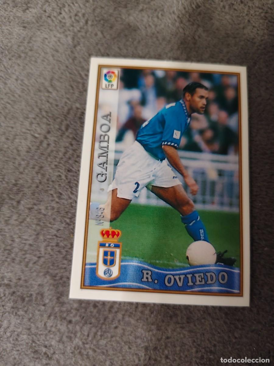 Cartes &agrave; collectionner de Football: 348. GAMBOA REAL OVIEDO MUNDICROMO FICHAS 97 98 LIGA 1997 1998 CARD ABB