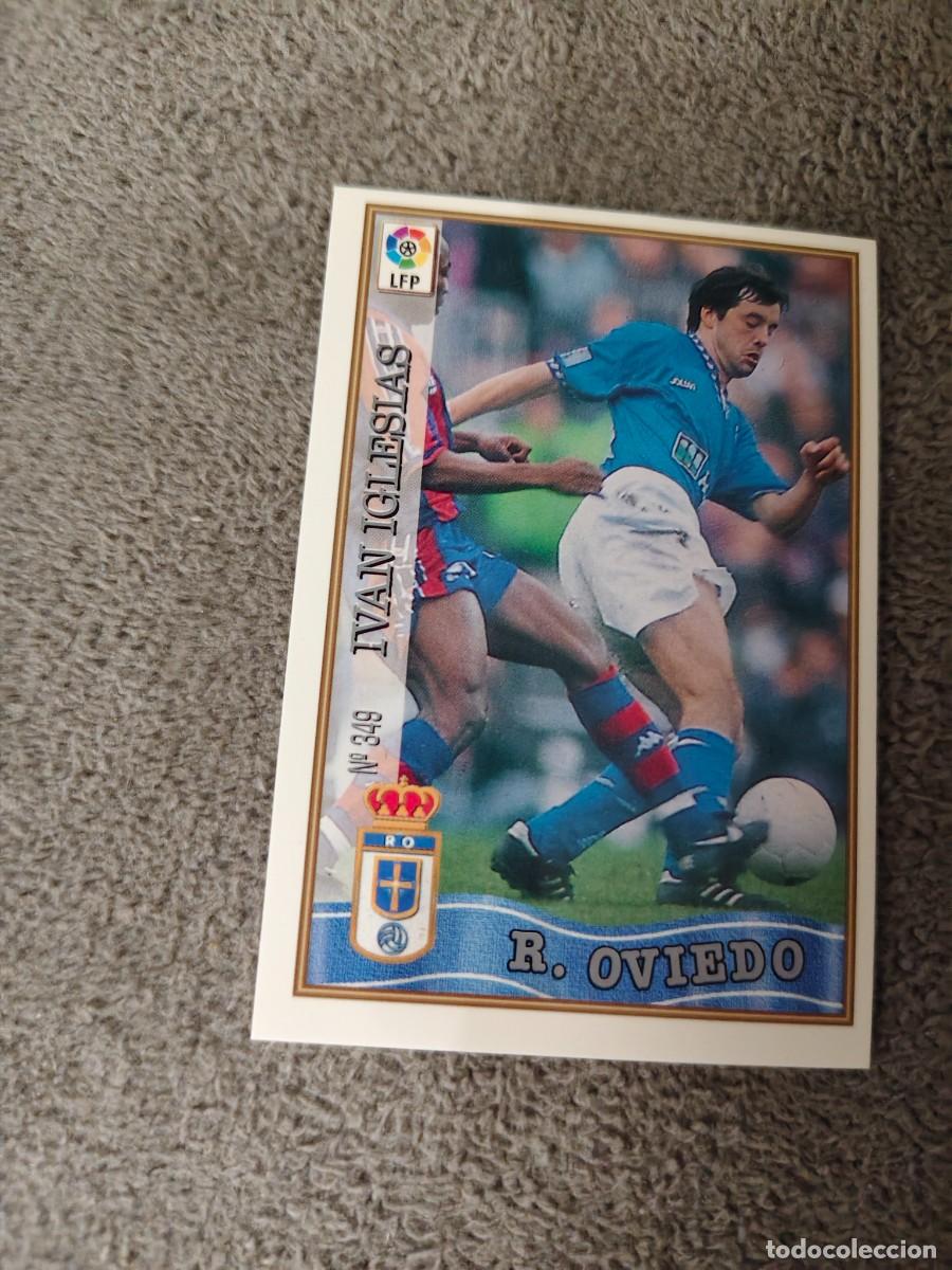 Cartes &agrave; collectionner de Football: 349. IV&Aacute;N IGLESIAS REAL OVIEDO MUNDICROMO FICHAS 97 98 LIGA 1997 1998 CARD ABB