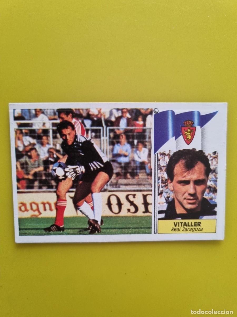 Cartes &agrave; collectionner de Football: CROMO LIGA ESTE 86 87 1986 1987 NUNCA PEGADO SIN PEGAR VITALLER REAL ZARAGOZA AR1026