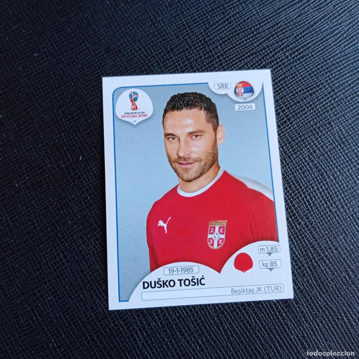 Cartes &agrave; collectionner de Football: 419 DUSKO TOSIC SERBIA PANINI MUNDIAL RUSIA 2018 CROMO FUTBOL 18 - SIN PEGAR - /CJ2