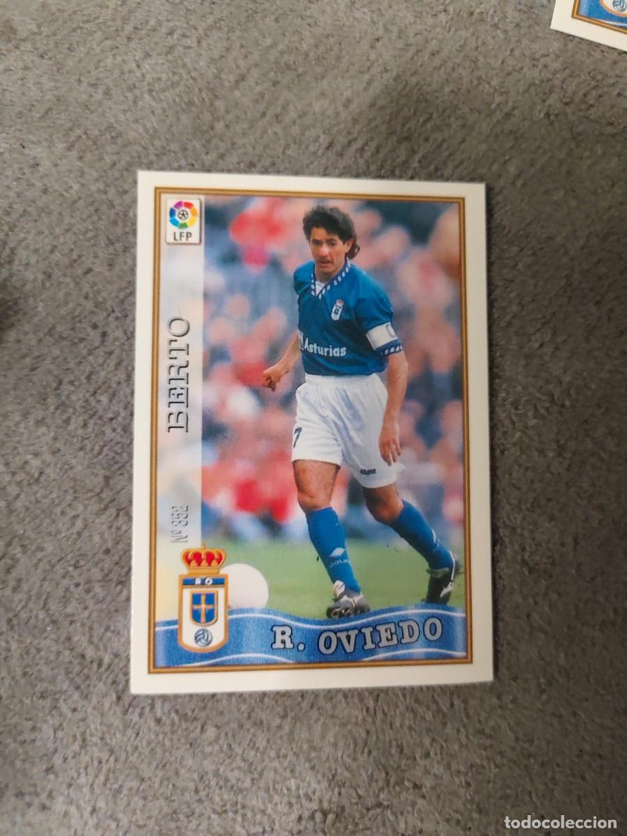 Cartes &agrave; collectionner de Football: 352. BERTO REAL OVIEDO MUNDICROMO FICHAS 97 98 LIGA 1997 1998 CARD ABB
