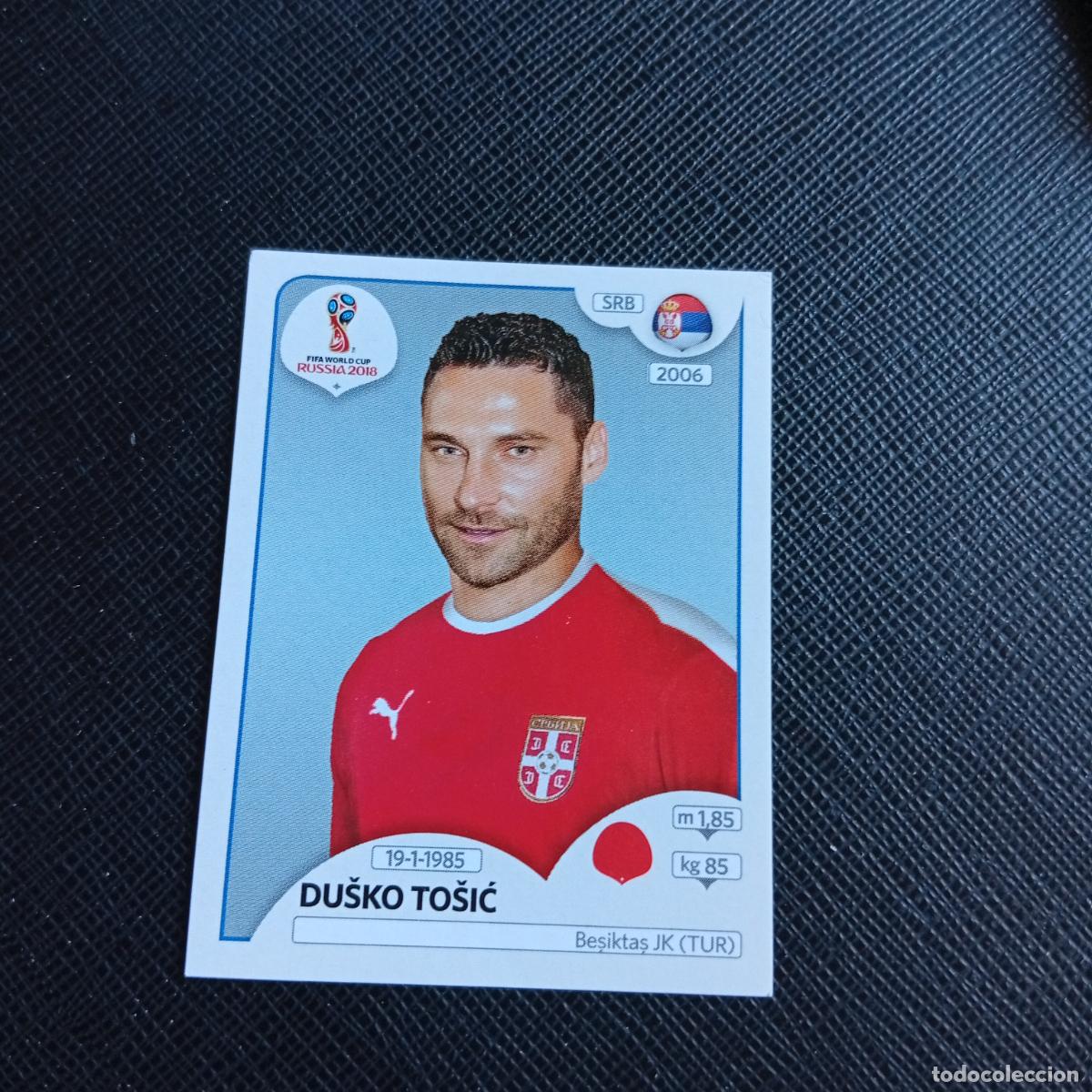 Cartes &agrave; collectionner de Football: 419 DUSKO TOSIC SERBIA PANINI MUNDIAL RUSIA 2018 CROMO FUTBOL 18 - SIN PEGAR - /CJ2
