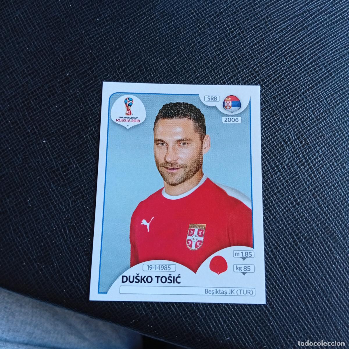 Cartes &agrave; collectionner de Football: 419 DUSKO TOSIC SERBIA PANINI MUNDIAL RUSIA 2018 CROMO FUTBOL 18 - SIN PEGAR - /CJ2 ..