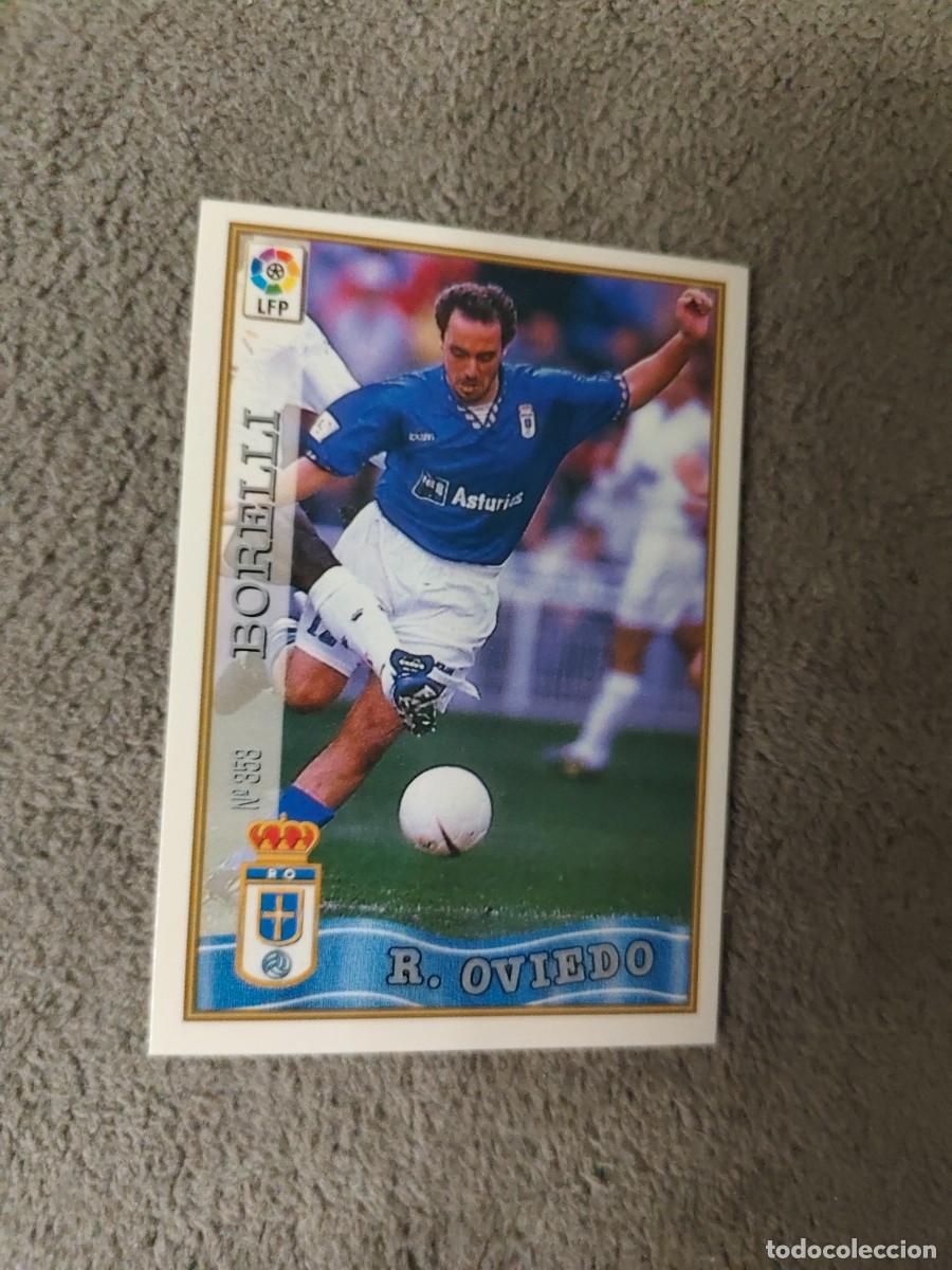 Cartes &agrave; collectionner de Football: 353. BORELLI REAL OVIEDO MUNDICROMO FICHAS 97 98 LIGA 1997 1998 CARD ABB