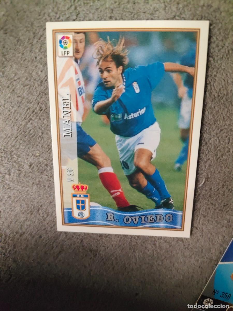 Cromos de f&uacute;tbol: 356. MANEL REAL OVIEDO MUNDICROMO FICHAS 97 98 LIGA 1997 1998 CARD ABB