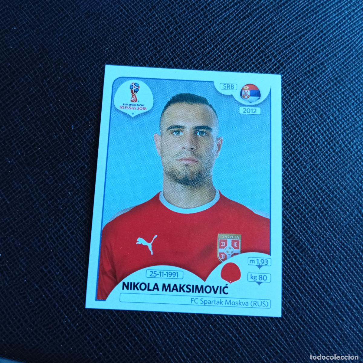 Cromos de f&uacute;tbol: 420 MAKSIMOVIC SERBIA PANINI MUNDIAL RUSIA 2018 CROMO FUTBOL 18 - SIN PEGAR - /CJ2