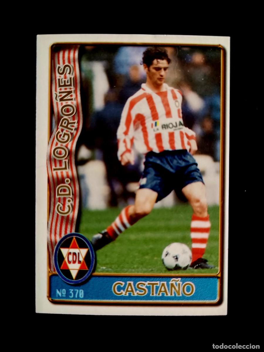 Cromos de f&uacute;tbol: 370 CASTA&Ntilde;O - C.D. LOGRO&Ntilde;&Eacute;S - MUNDICROMO 96/97