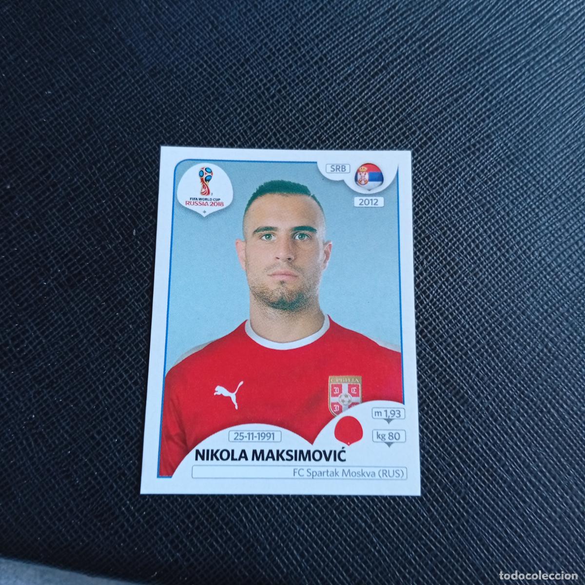 Cromos de f&uacute;tbol: 420 MAKSIMOVIC SERBIA PANINI MUNDIAL RUSIA 2018 CROMO FUTBOL 18 - SIN PEGAR - /CJ2 .