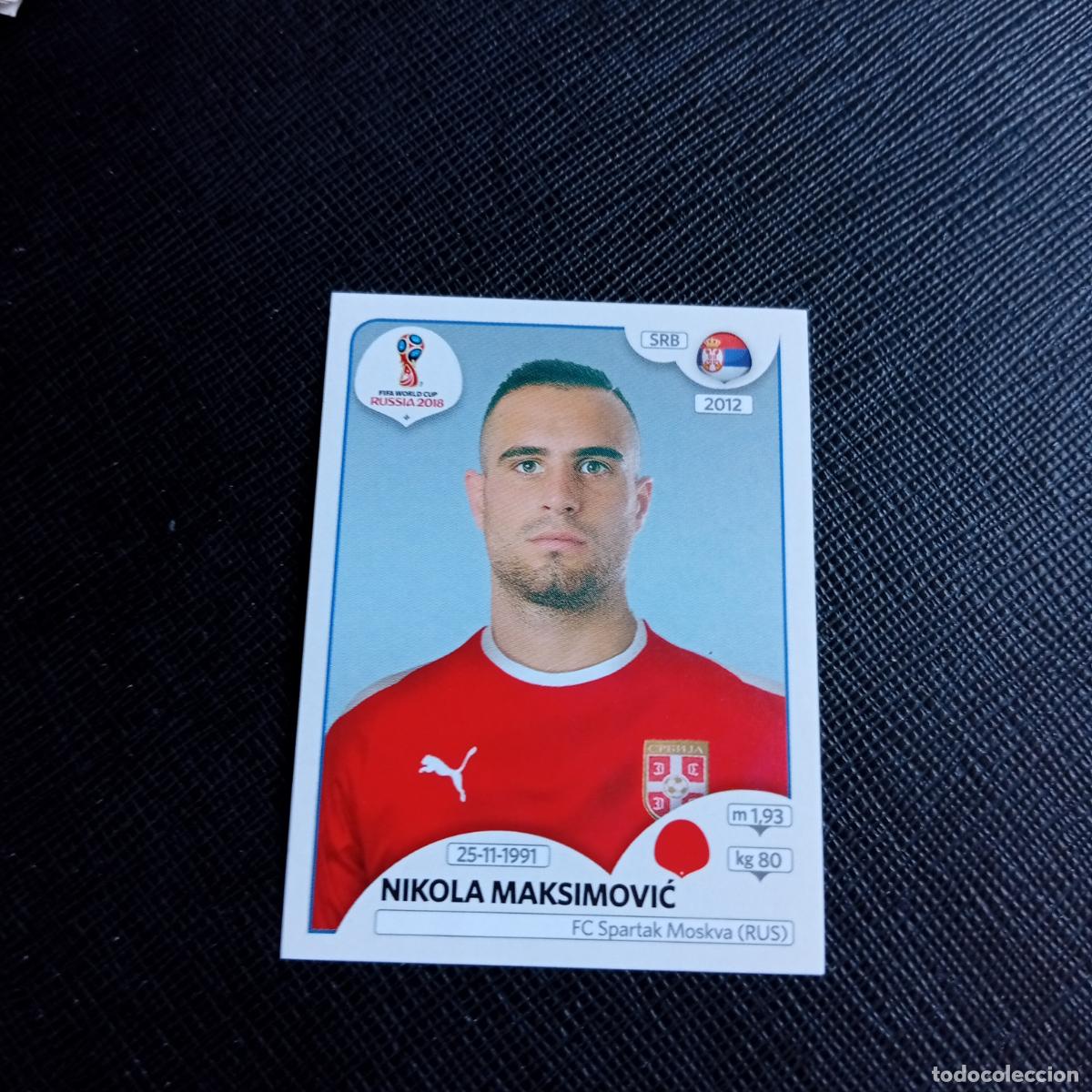 Cromos de f&uacute;tbol: 420 MAKSIMOVIC SERBIA PANINI MUNDIAL RUSIA 2018 CROMO FUTBOL 18 - SIN PEGAR - /CJ2 ..