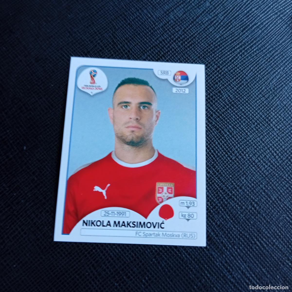 Cromos de f&uacute;tbol: 420 MAKSIMOVIC SERBIA PANINI MUNDIAL RUSIA 2018 CROMO FUTBOL 18 - SIN PEGAR - /CJ2 .....