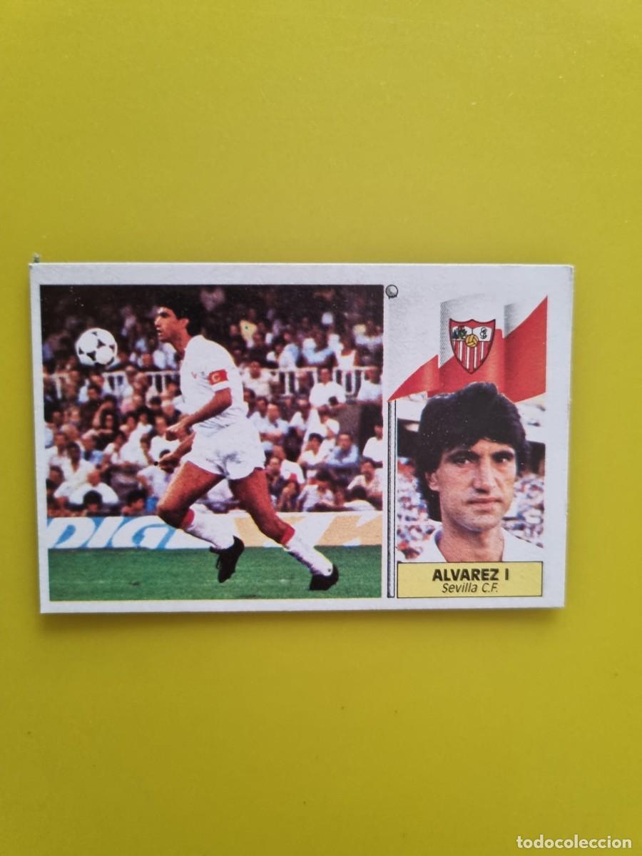Cromos de f&uacute;tbol: CROMO LIGA ESTE 86 87 1986 1987 DESPEGADO ALVAREZ I SEVILLA CF AR1026