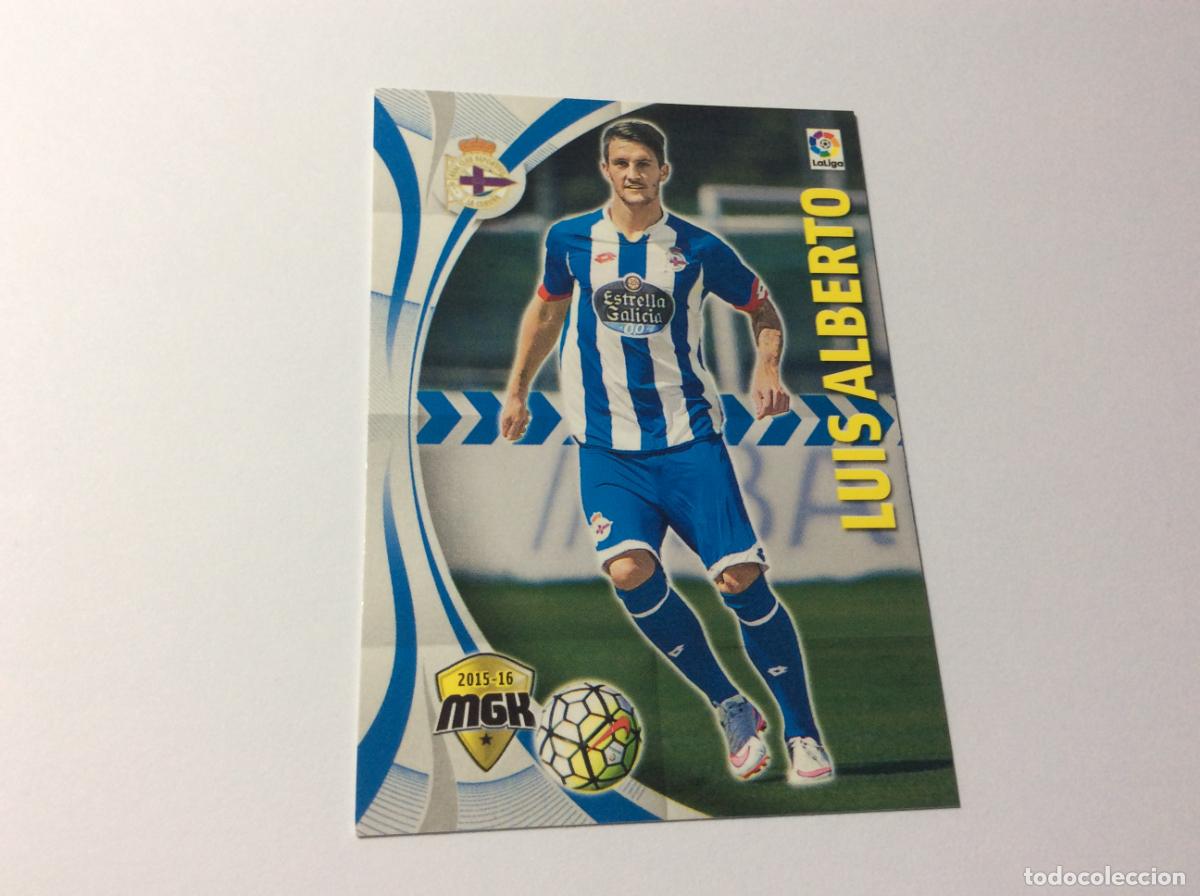 Cromos de f&uacute;tbol: 154 Luis Alberto Deportivo Coru&ntilde;a MGK 2015/16 15 16 Panini