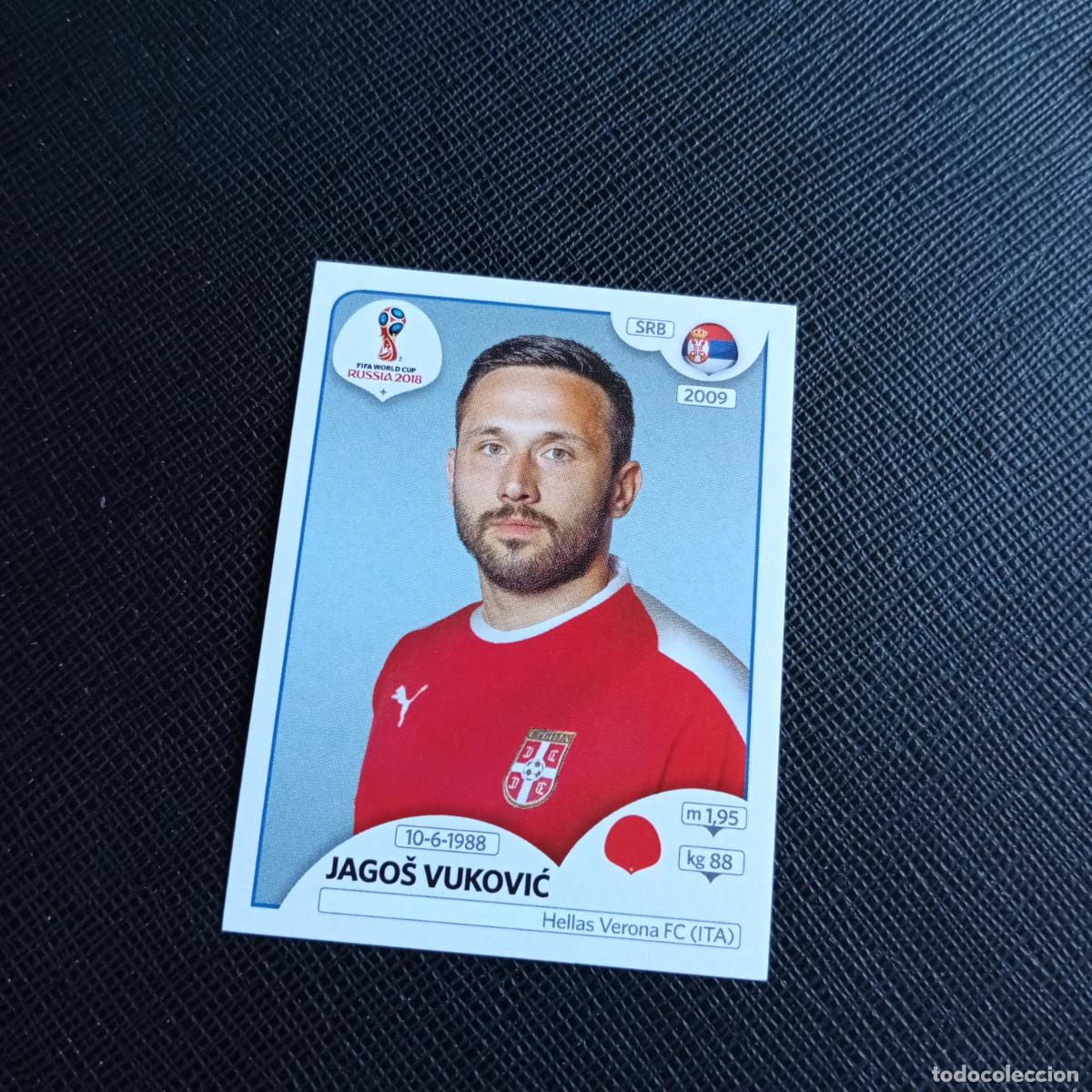 Cromos de f&uacute;tbol: 421 JAGOS VUKOVIC SERBIA PANINI MUNDIAL RUSIA 2018 CROMO FUTBOL 18 - SIN PEGAR - /CJ2 ..