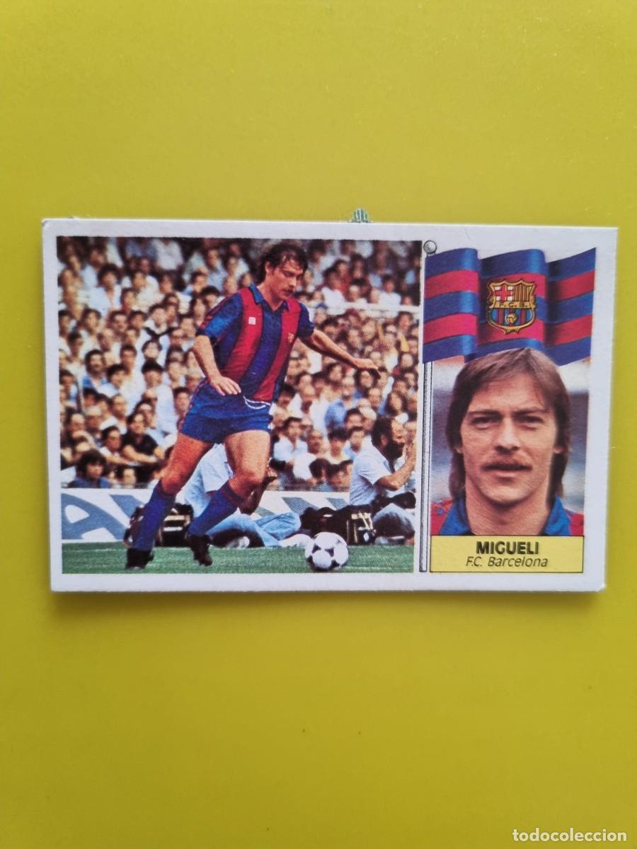 Cromos de f&uacute;tbol: CROMO LIGA ESTE 86 87 1986 1987 DESPEGADO MIGUELI FC BARCELONA AR1026
