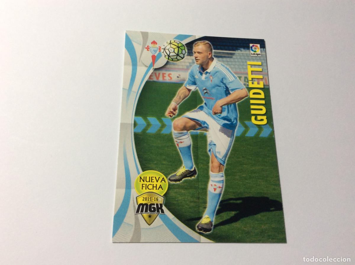 Football Stickers: 128 Guidetti Celta Vigo MGK 2015/16 15 16 Panini
