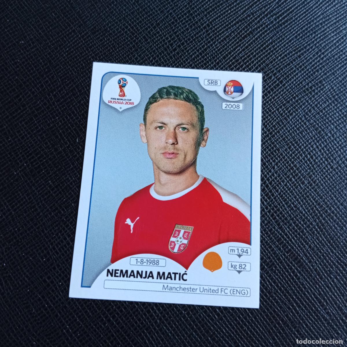 Fu&szlig;ball-Sticker: 424 NEMANJA MATIC SERBIA PANINI MUNDIAL RUSIA 2018 CROMO FUTBOL 18 - SIN PEGAR - /CJ2
