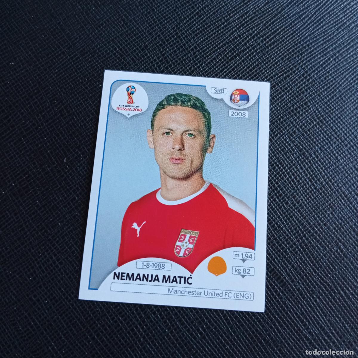 Cromos de f&uacute;tbol: 424 NEMANJA MATIC SERBIA PANINI MUNDIAL RUSIA 2018 CROMO FUTBOL 18 - SIN PEGAR - /CJ2